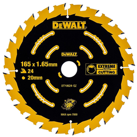 Lame de scie circulaire 165x20mm DeWalt EXTREME