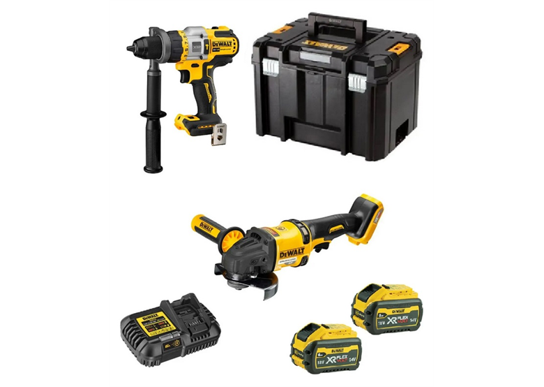 Ensemble d'outils électriques 18 et 54V DeWalt FLEXVOLT DCK2016T2T 2x6,0Ah TSTAK IV