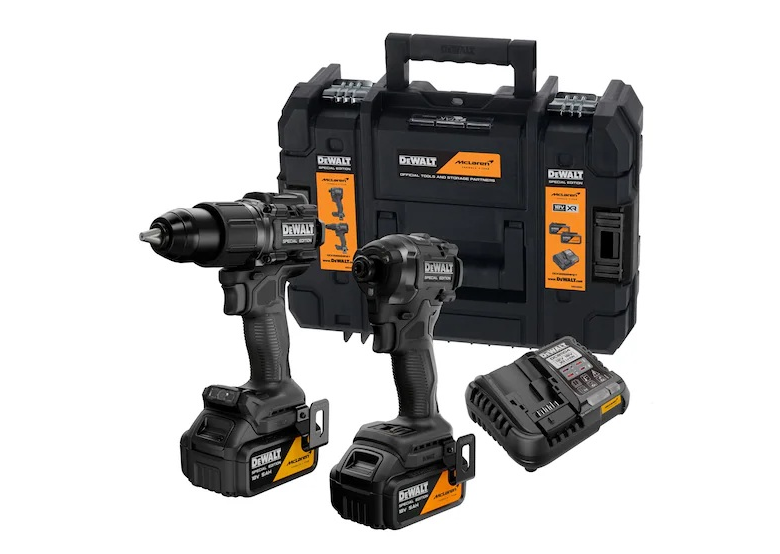 Ensemble d'outils sans fil 18V DeWalt McLaren F1 DCK2222MP2T 2x5.0Ah