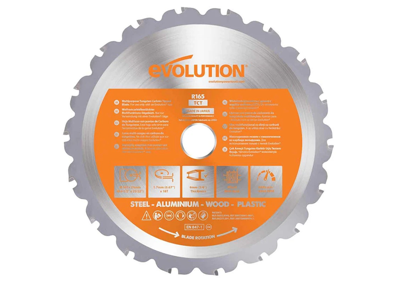 Scie à dents de 165 mm Evolution EVO-165-MULTI