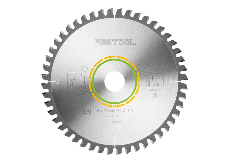 Lames de scie denture fine Festool 216x2,3x30 W48