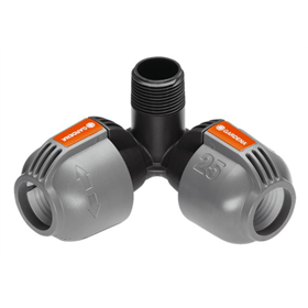 Raccord d'angle 25 mm x 1/2" Gardena 02782-20
