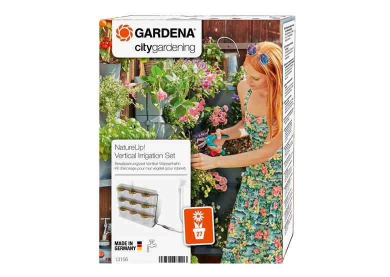 Kit d'arrosage vertical avec robinet pots de plantes Gardena 13156-20