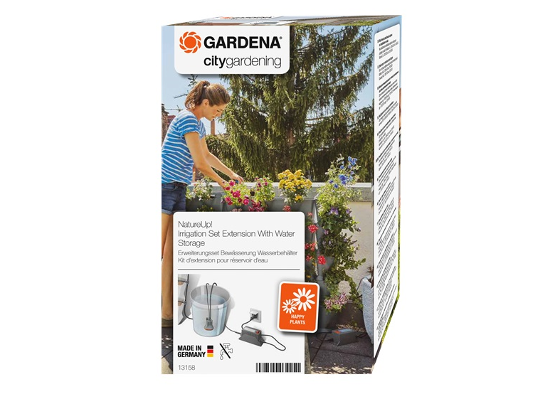 Kit de réservoir d'eau pour extension d'arrosage pots de plantes Gardena 13158-20