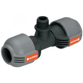 Té T 25 mm x 1/2" - GZ Sprinklersystem Gardena 2786-20