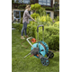 Chariot enrouleur avec tuyau d'arrosage 1/2" et pistolet d'arrosage Gardena AquaRoll M Easy