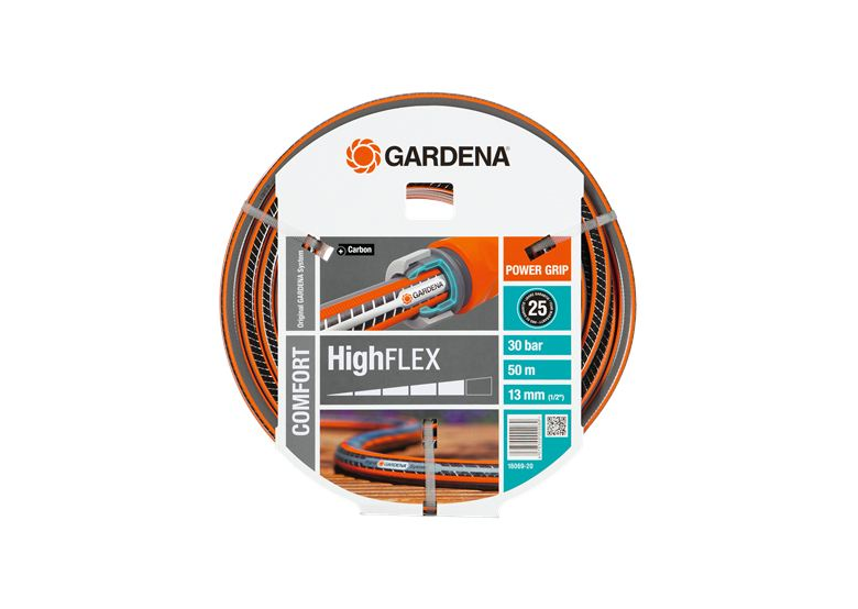 Tuyau d'arrosage Gardena Comfort HighFlex 1/2", 50m