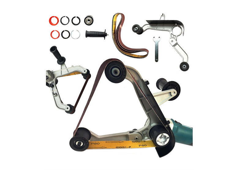 Accessoire pour le meulage de tuyaux avec une bande abrasive Glob GT01-00