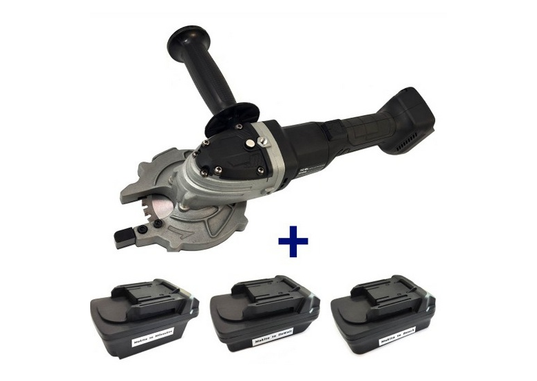 Coupe-fer à béton avec adaptateurs pour batteries Bosch, DeWalt, Milwaukee et Makita Glob TOOLS DC1030