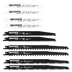 Jeu de lame de scie sabre, 10pcs. Graphite 56H049