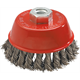 Brosse métallique  80mm x M14, INOX Graphite 57H582