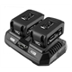 Kit 18V: batterie 2x4,0Ah + chargeur Graphite Energy+ 58GE134