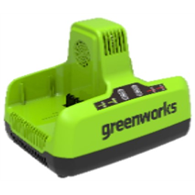 Chargeur de batterie double 60V 6A dual slot Greenworks G60x2UC6