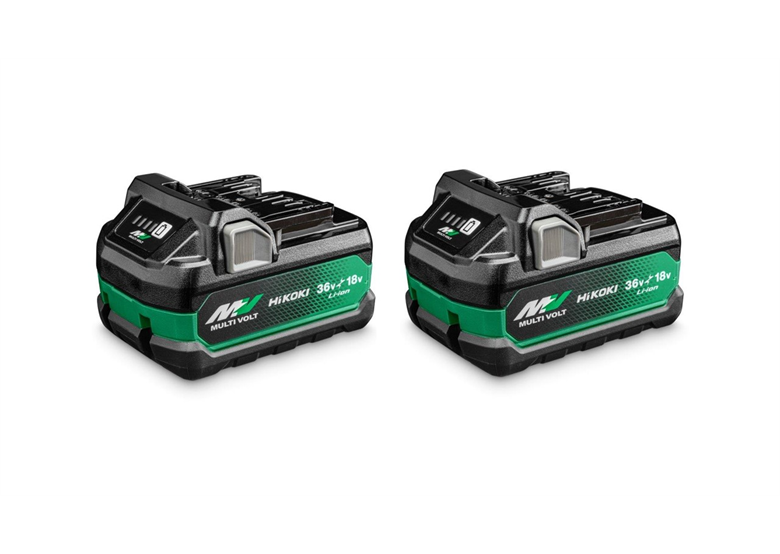 Deux batteries MultiVolt 36/18 V, 2.5/5.0Ah Hikoki BSL36A18X x 2