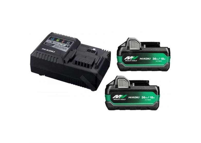 Deux batteries MultiVolt 36/18 V, 4,0/8,0 Ah Hikoki BSL36B18X x 2