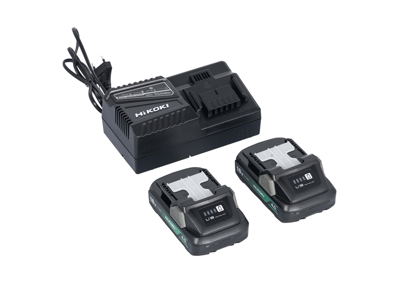 Chargeur avec 2 batteries 18V 4,0Ah Hikoki UC18YFSL WEZ