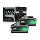 Kit de démarrage 18 V : batterie 2x4,0 Ah BSL36B18X + chargeur UC18YSL3 Hikoki UC18YSL3 WJZ