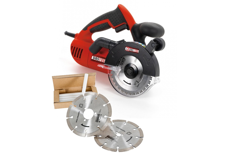 Scie circulaire portative à double lame Holzmann DBS 125