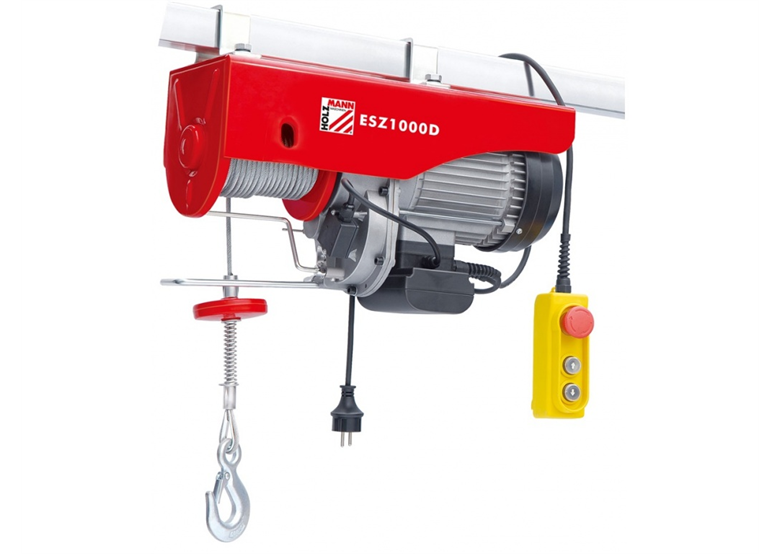 Palan électrique treuil à câble Holzmann ESZ 1000D
