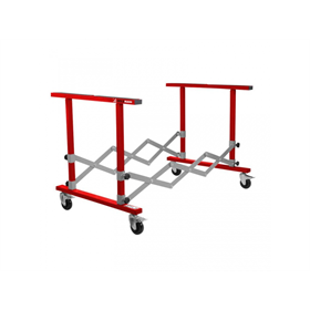Table pliante, tréteau mobile Holzmann KB100TWIN