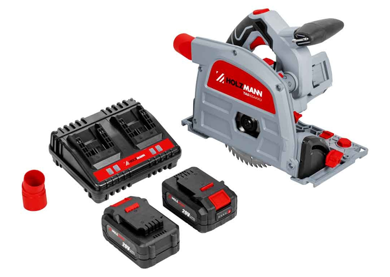 Scie circulaire plongeante sans fil Holzmann TAS165AKKU 40V(2x20V) 2x4.0Ah