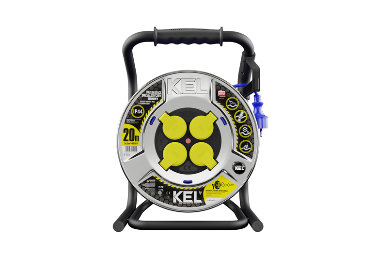 Rallonge électrique spécialisée HAEVY LINE 3x 1,5 KEL PB-HEAVY/D/K//3X1,5/H07BQ-F-niebieski