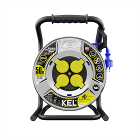 Rallonge électrique spécialisée avec enrouleur HAEVY LINE 3x 2,5 KEL  PB-HEAVY/D/K//3X2,5/H07BQ-F-niebieski