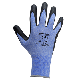 Gants latex bleu-noir, 10 Lahti Pro L211610K