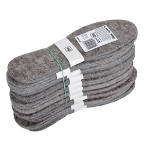 Semelles en feutre pour chaussures, 10 paires, taille 47 Lahti Pro L9030147