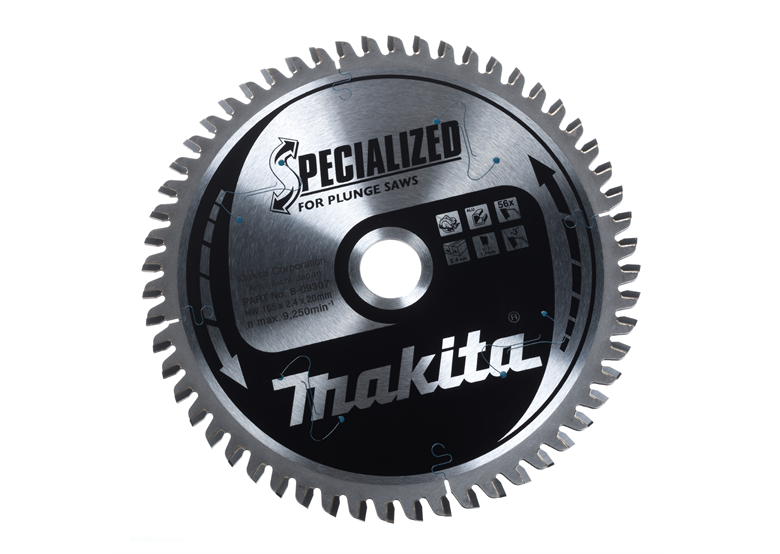 Disque à scie 165x20mm T56 Makita B-09307