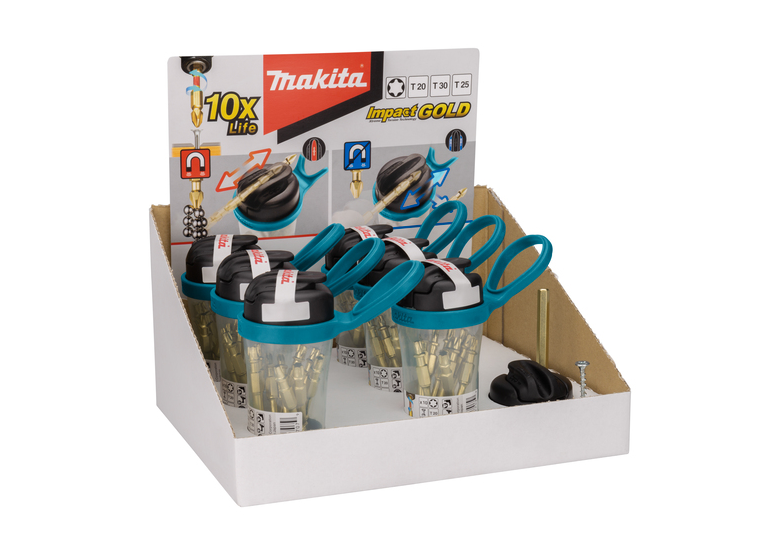 Embout de vissage Impact Gold double, T20 10pcs Makita B-54112