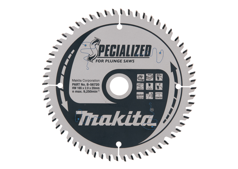 Lame de scie 165x20mm Makita B-56720