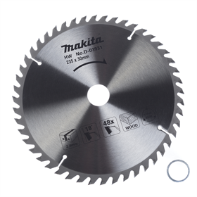 Disque à bois HM 235x30mm T48 Makita D-03931