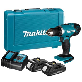 Perceuse-visseuse Makita DDF453SYE 2x1.5Ah