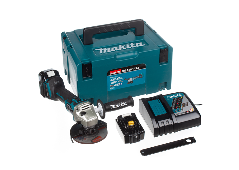 Makita DGA506RTJ Meuleuse d'angle sans-fil - 18V Li-ion - 2