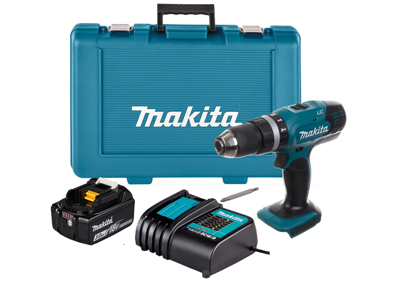 Perceuse-visseuse à percussion Makita DHP453RFX8 1x3.0Ah