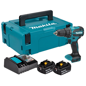 Perceuse-visseuse à percussion Makita DHP490RTJ 2x5.0Ah