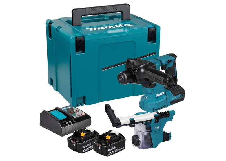 Marteau perforateur Makita DHR183RTWJ 2x5.0Ah