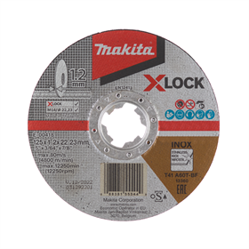 Disque à tronçonner 125mm X-Lock A60T Makita E-00418