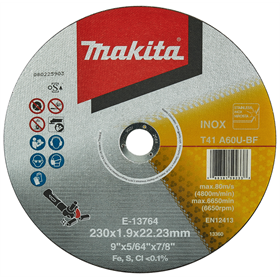 Disque à tronçonner 230x1,9x22,23mm Makita E-13764