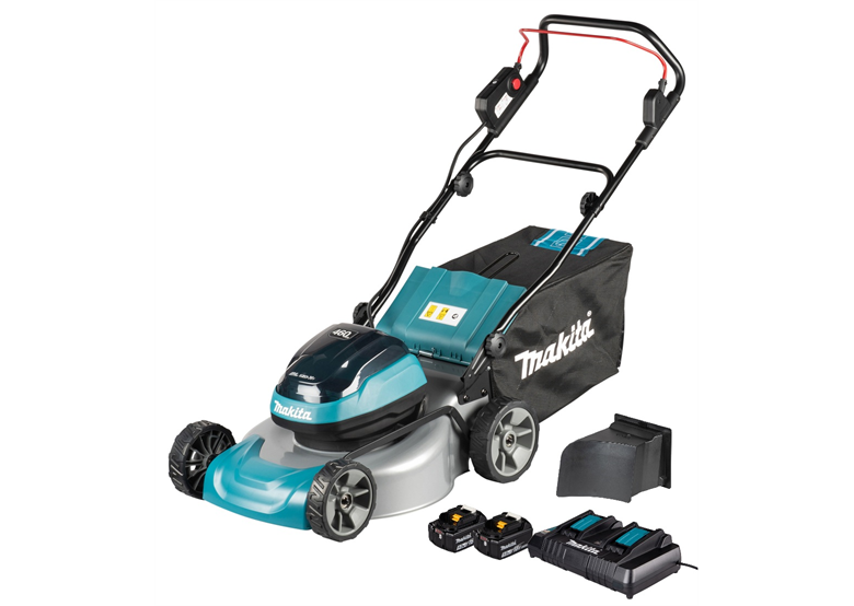 Tondeuse sans fil Makita LXT DLM466PT2 2x5.0Ah