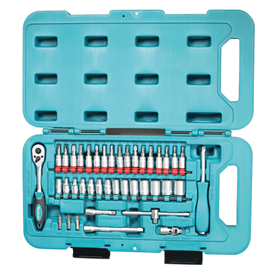 Coffret de douilles avec supports, 40éléments Makita P-90283