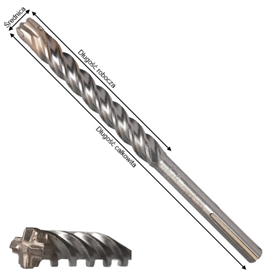 Foret à béton SDS-Plus Makita SDS MAX NEMESIS