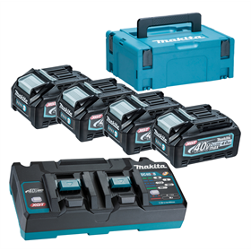 Set énergie Makita XGT 4xBL4040+DC40R
