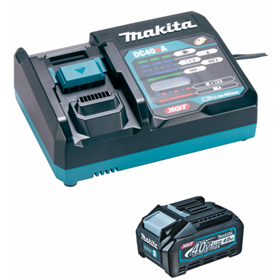 Set énergie Makita XGT BL4040+DC40RA