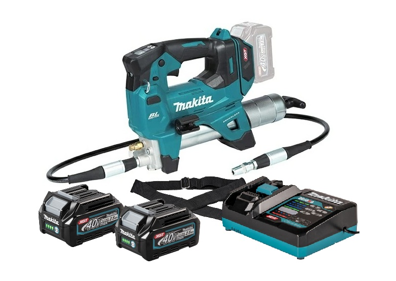 Pistolet graisseur à batterie Makita XGT GP001GD201 2x2.5Ah