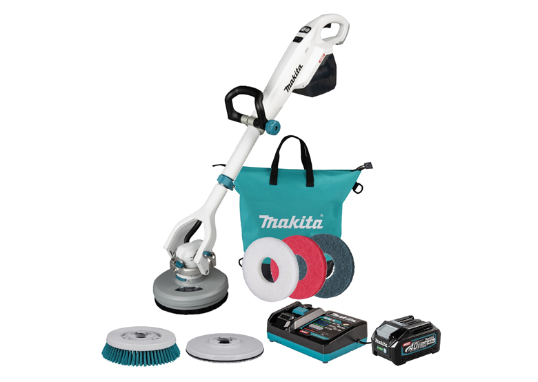 Brosse à batterie Makita XGT PS001GM101 1x4.0Ah