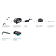 Coupe-bordure sans fil Makita XGT UR014GT201 2x5,0Ah