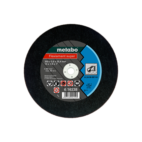 Disque à tronçonner Flexiamant super A 24-M 350×3,0×25,4mm pour l'acier Metabo 616338000