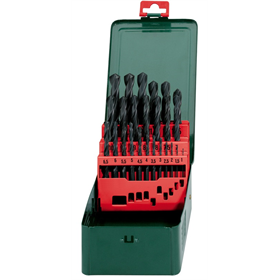 25 forets à métaux HSS-R Metabo 627152000